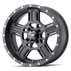 MSA Offroad Wheels – M32 AXE – Grey – 15″x7″ 0mm – All weather Wheels – M32-05756G